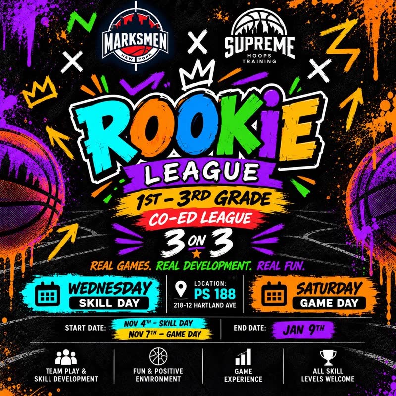 Rookie League flyer, 1st to 3rd grade